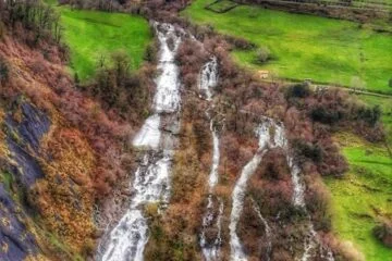 Cascadas del Río Gándara y la tirolina de Soba