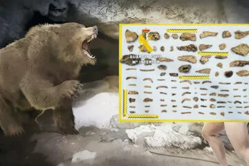 fósiles de osos cavernarios