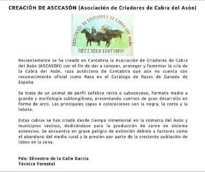 Asociación de Criadores de Cabra del Asón (ASCCASON)